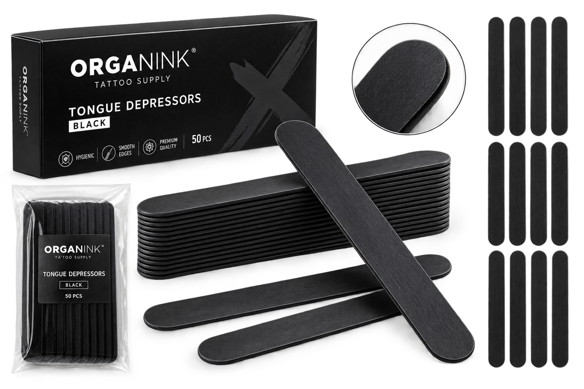 Abaisse langue black vendu par 50 pc - Organink